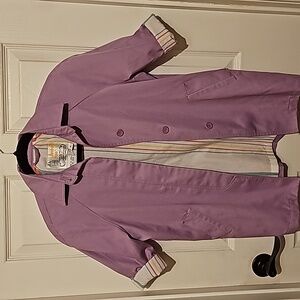 London Fog Girl's Lavender Long Coat Jacket Pea Coat